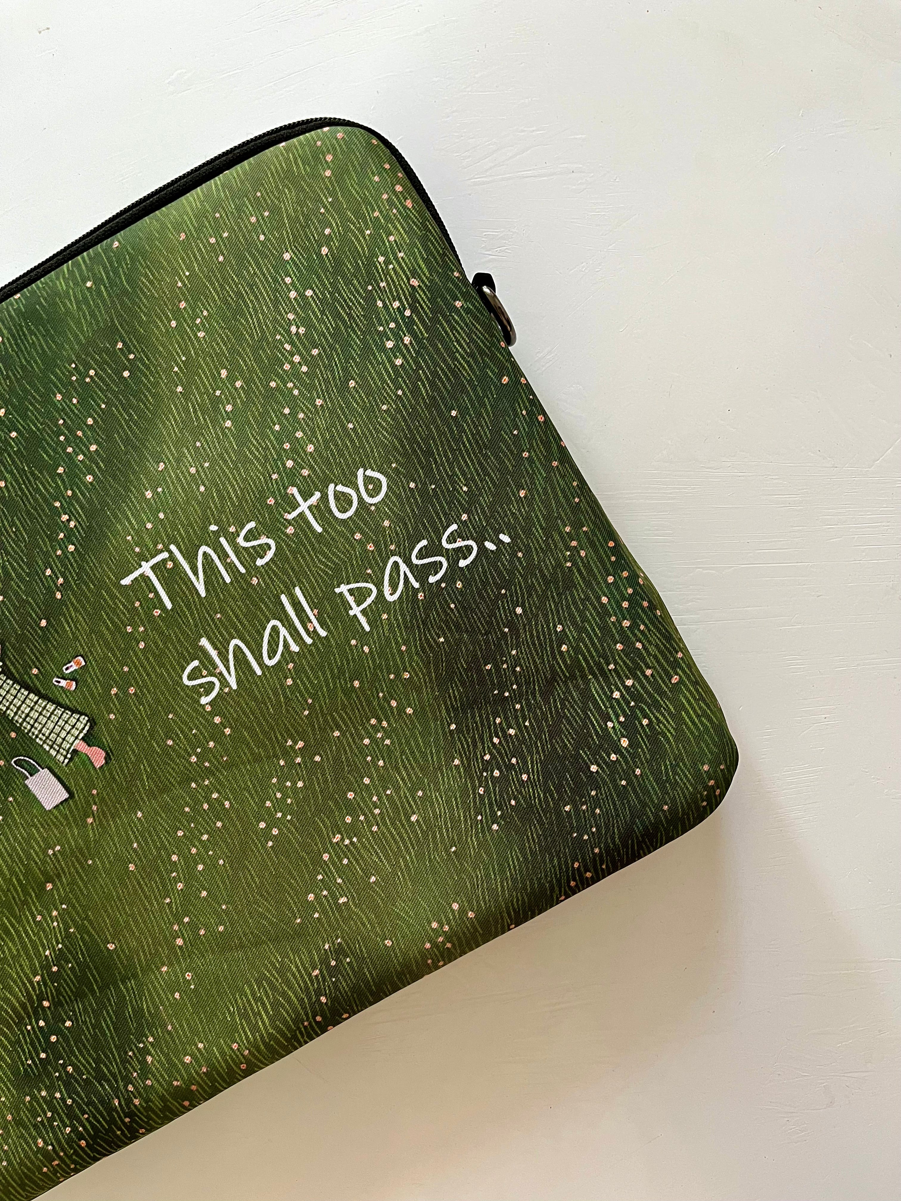 CALM DOWN laptop sleeve