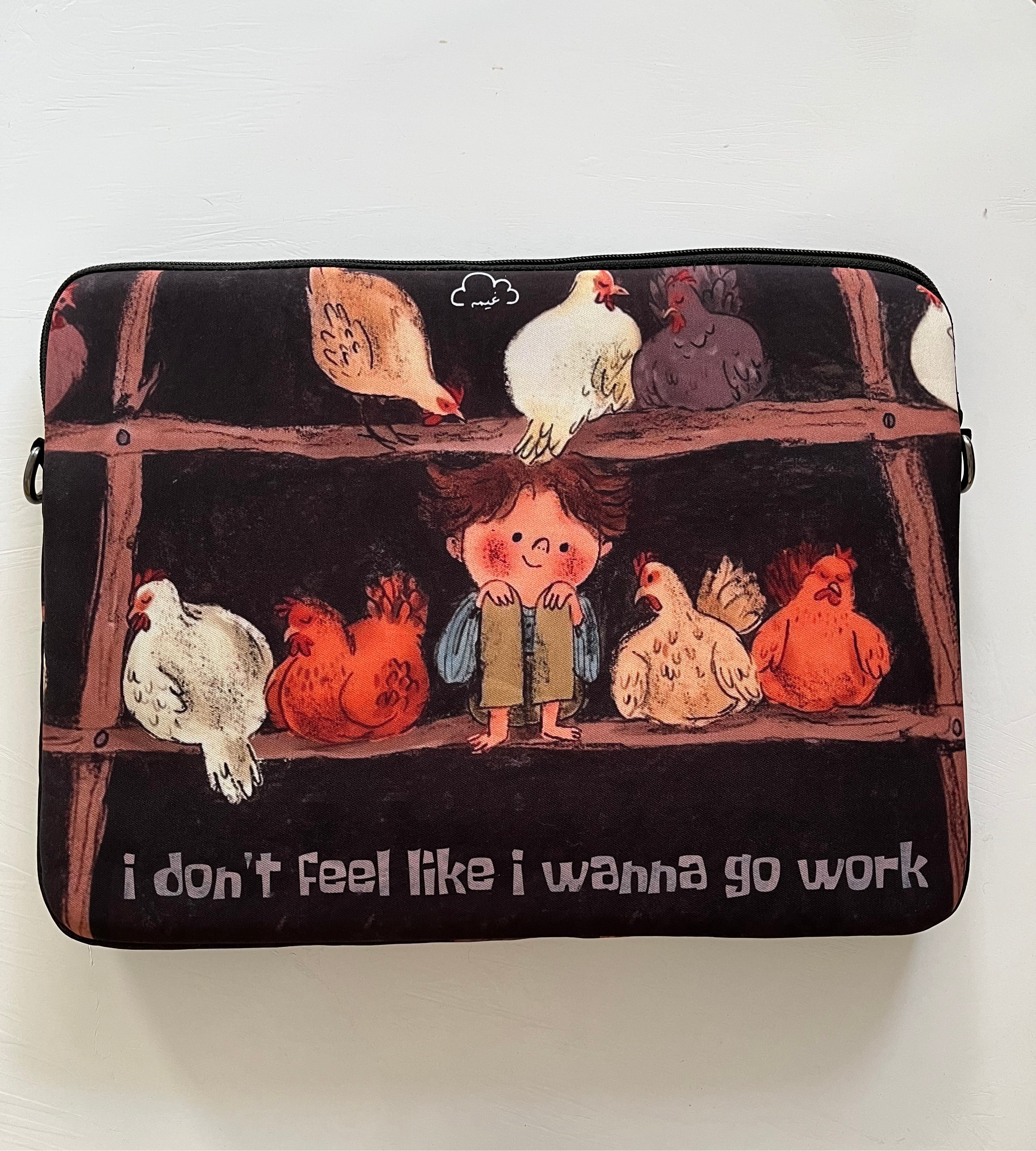 JUST A KIDDO laptop sleeve
