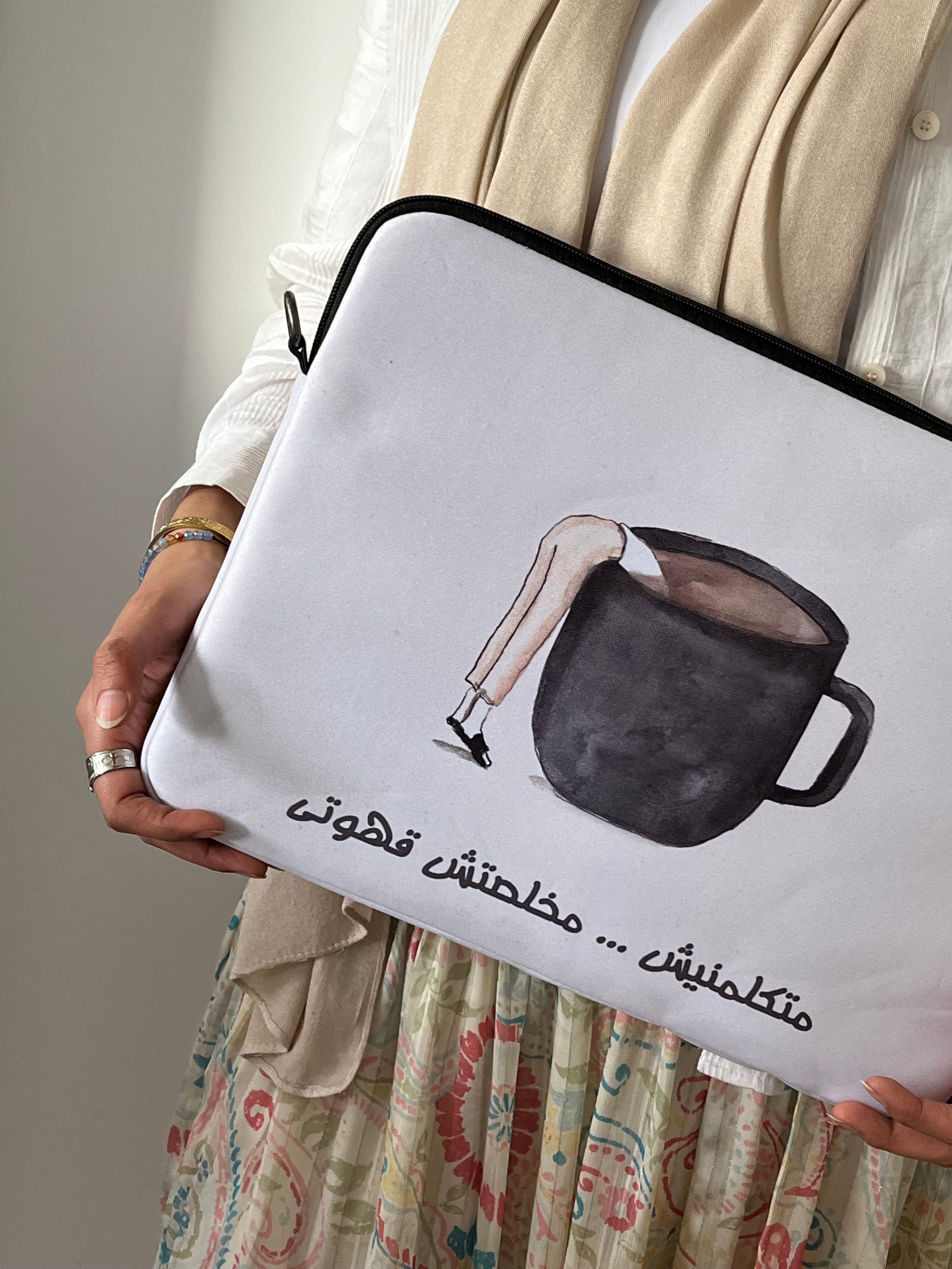 COFFEE FIRST laptop sleeve