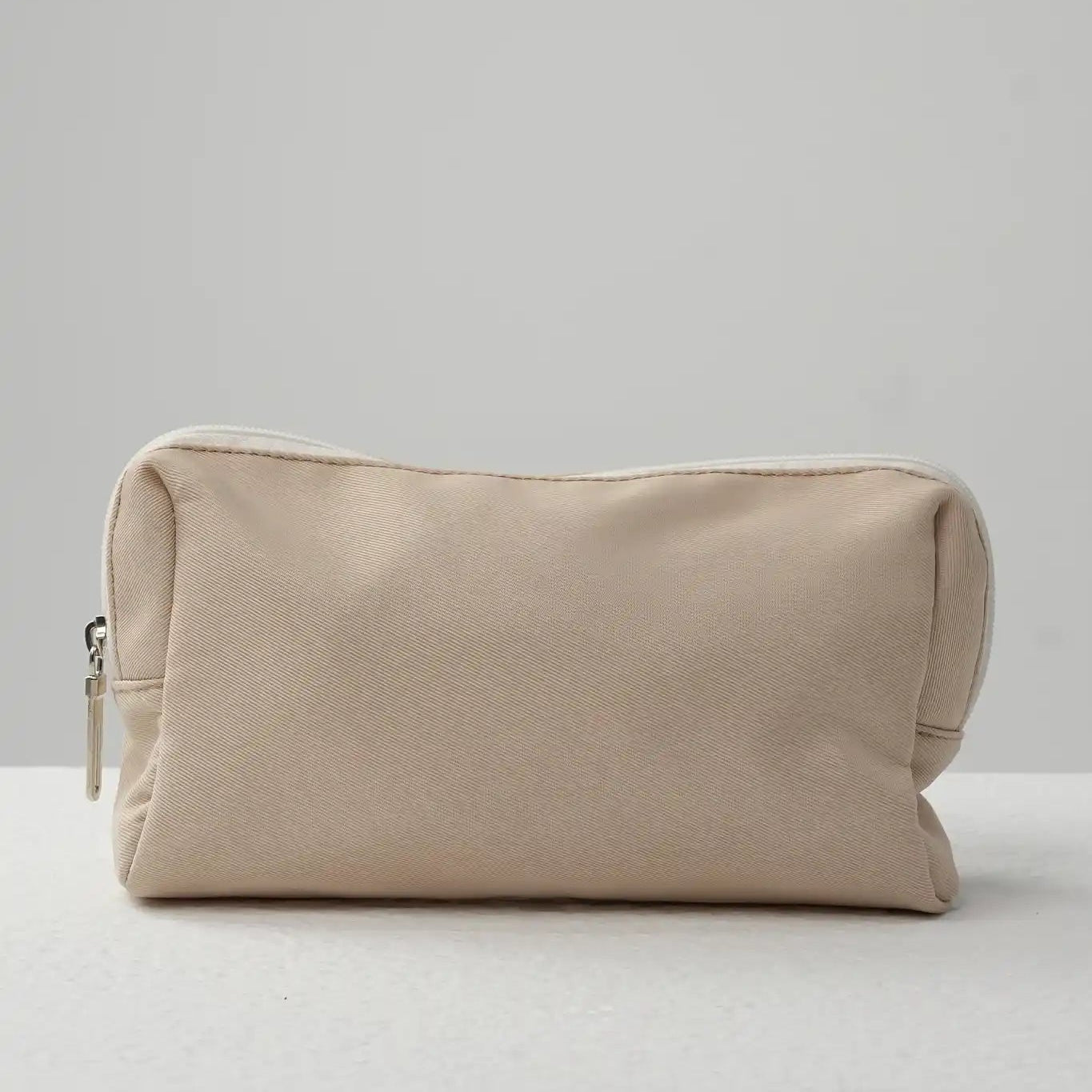 Beige Everything Pouch