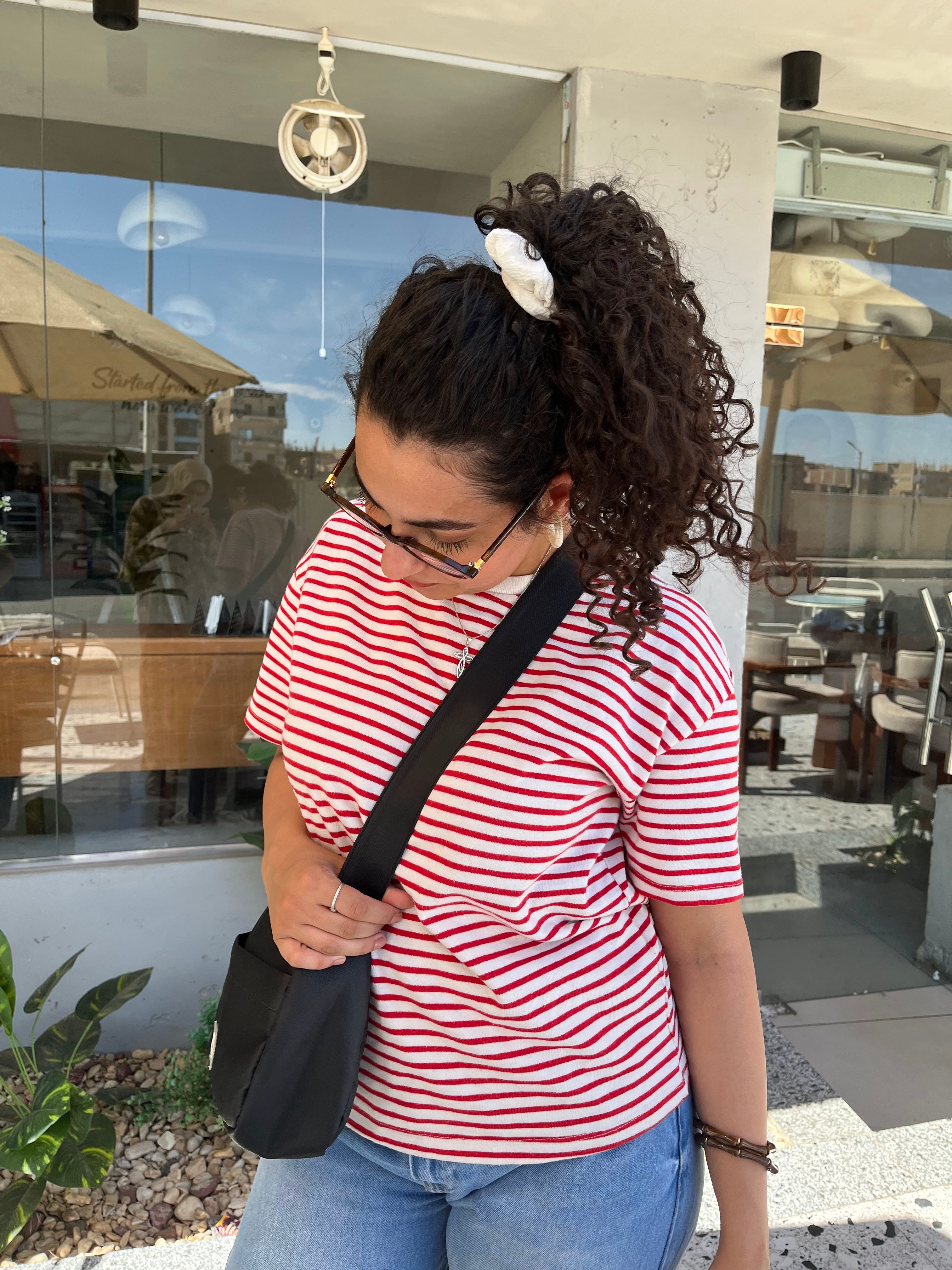 BLACK HURRY BAG