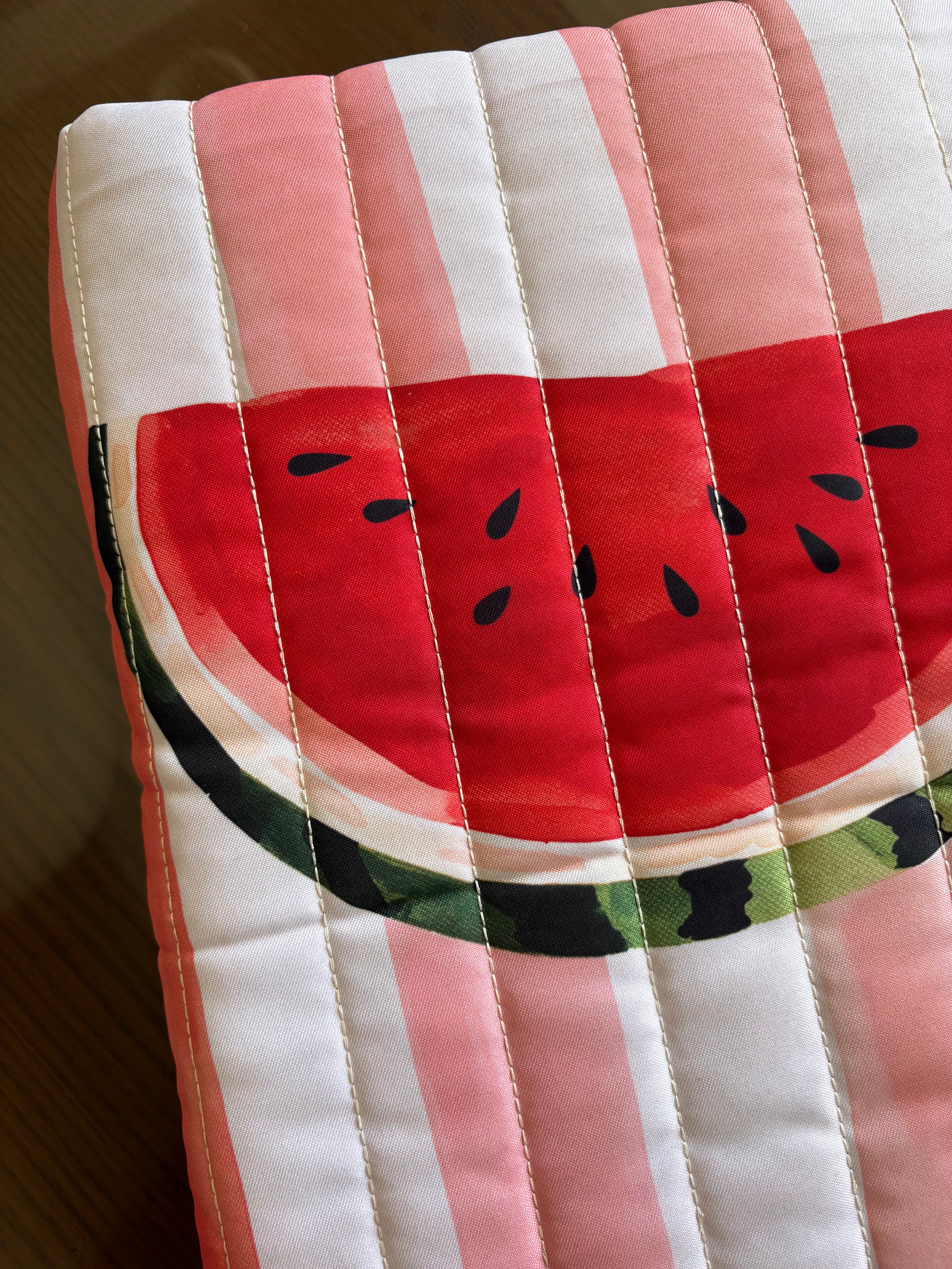Watermelon puffy laptop sleeve 🍉