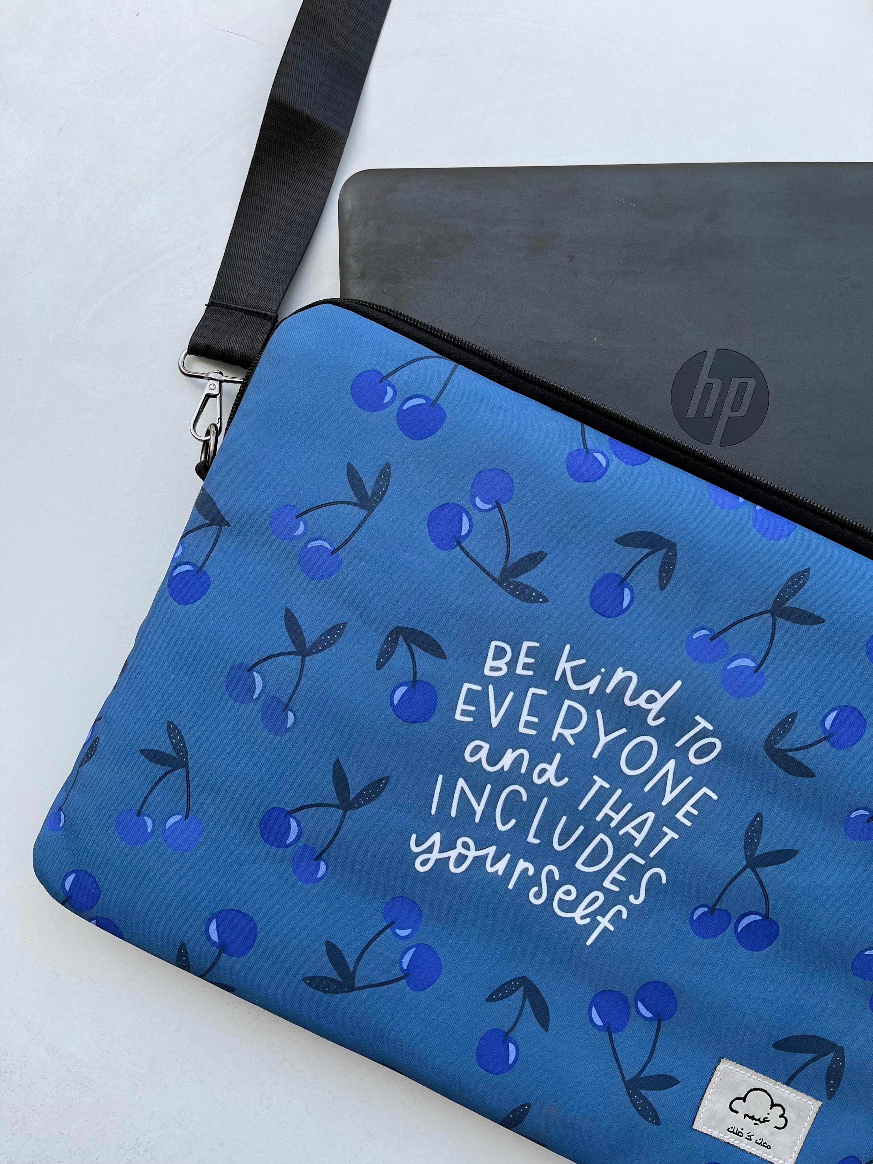 Blue cherries Laptop sleeve